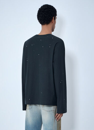 Acne Studios Logo Motif T-Shirt Black acn0363016