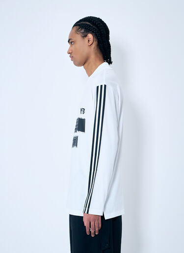 Y-3 U GFX Polo Shirt White yyy0160027