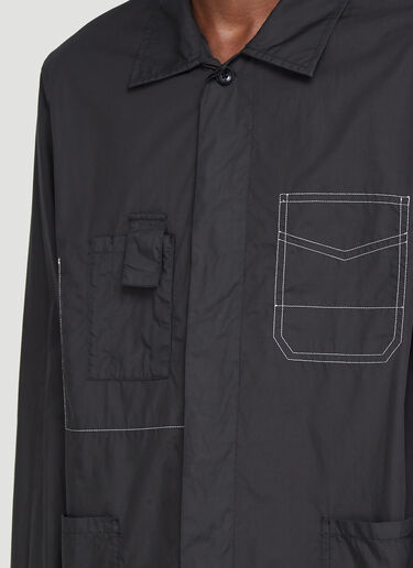 Maison Margiela Contrast-Stitch Shirt Black mla0141009