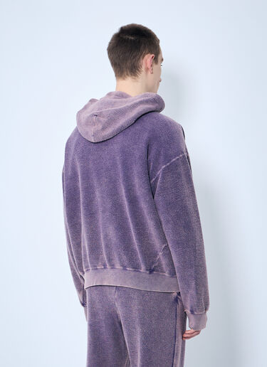 NÒMARYTHM TEXTILE Hand-Dyed Twist Hooded Sweatshirt Purple nma0158012