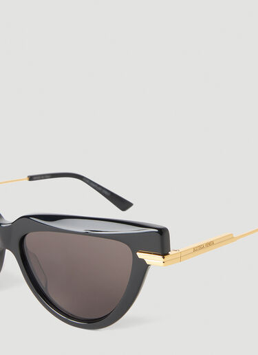 Bottega Veneta BV1265S 猫眼形太阳镜 黑色 bos0253004