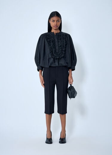 Chloé Ruffled Detail Blouse Black chl0263015