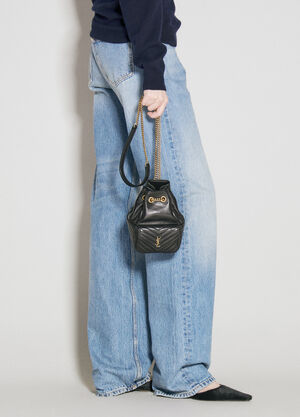 Saint Laurent Joe 迷你水桶包 黑色 sla0255145