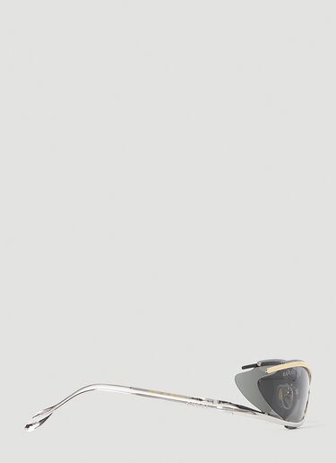 Gucci Oval Frame Sunglasses Gold guc0152333