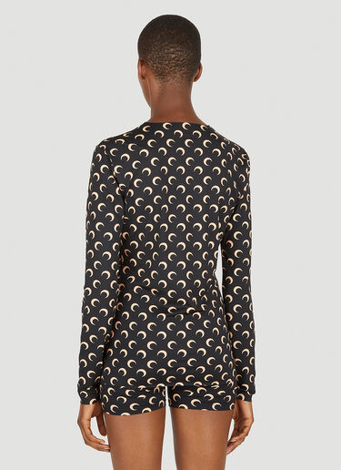 All Over Moon Long Sleeve Top Marine Serre All Over Moon Long Sleeve Top Black mrs0252021
