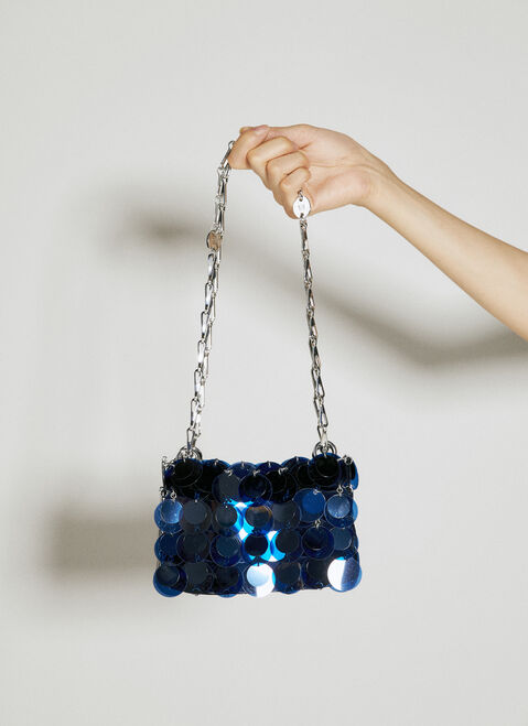 Rabanne Sparkle Nano Shoulder Bag Black pac0253006