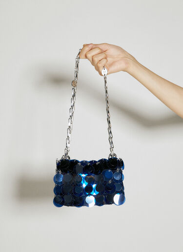 Rabanne Sparkle Nano Shoulder Bag Blue pac0253040