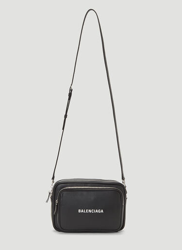 Balenciaga Everyday Leather Crossbody Bag Black bal0143074