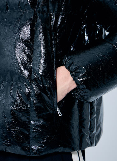 8 Moncler Palm Angels Simoom Short Down Jacket Black mpa0359003