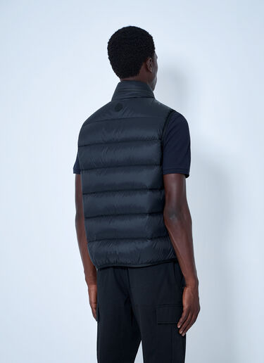 LN-CC® - Moncler: Reticone Down Gilet - Black Moncler Reticone Down Gilet Black mon0165034