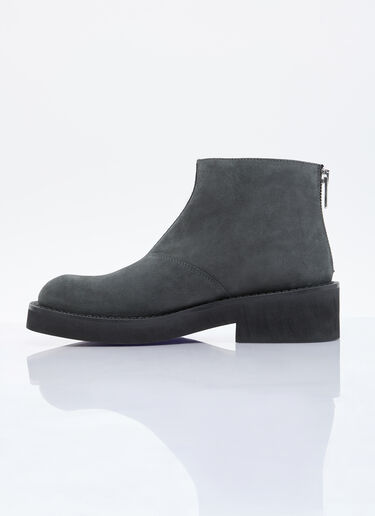 MM6 Maison Margiela Suede Ankle Boots Black mmm0155016