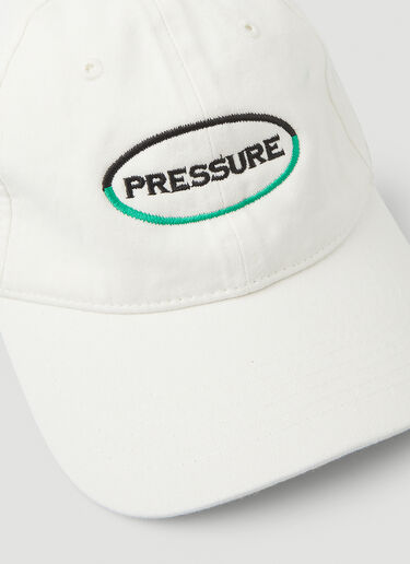 Pressure Embroidered Logo Cap White prs0148031