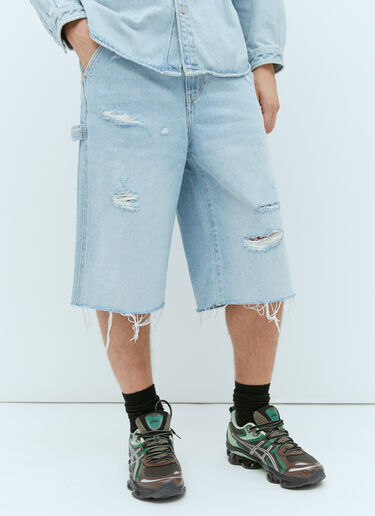 ERL x Levis 牛仔百慕大短裤 蓝色 erl0154021