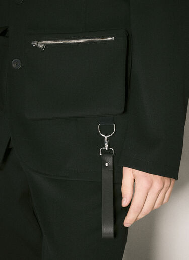 Lanvin Multi-Pocket Wool Jacket Black lnv0158001