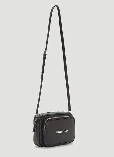 Balenciaga Everyday Leather Crossbody Bag Black bal0143074