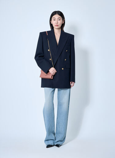 Saint Laurent ChinÃ© 羊毛西装外套 蓝色 sla0260071