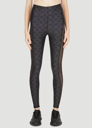 Saint Laurent Couture Sport T7 Leggings Black sla0254036