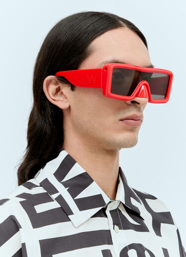 Walter Van Beirendonck UFO Sunglasses Red wlt0156025