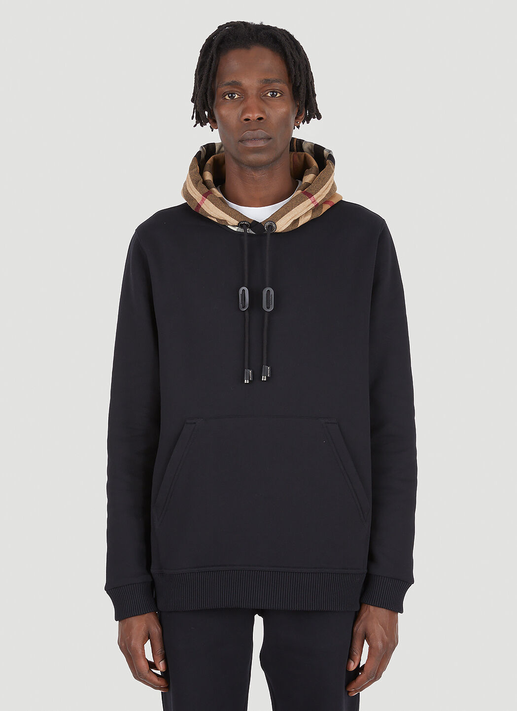 Burberry men's hooded sweatshirt clearance