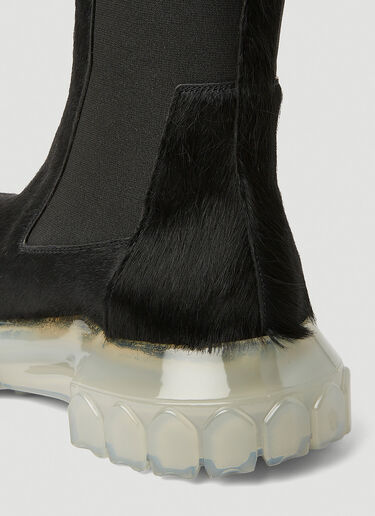 Rick Owens Hairy Chelsea Boots Black ric0250026