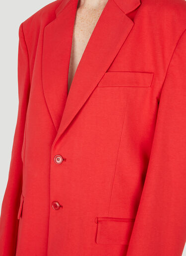 VETEMENTS Tailored Blazer Red vet0250003