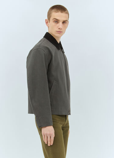 Burberry Cotton Canvas Jacket Green bur0158001