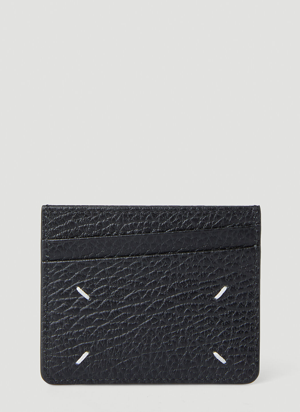 Maison Margiela Men's Four Stitch Card Holder in Black | LN-CC®
