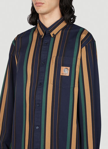 Carhartt WIP Dorado Stripe Shirt Navy wip0151014