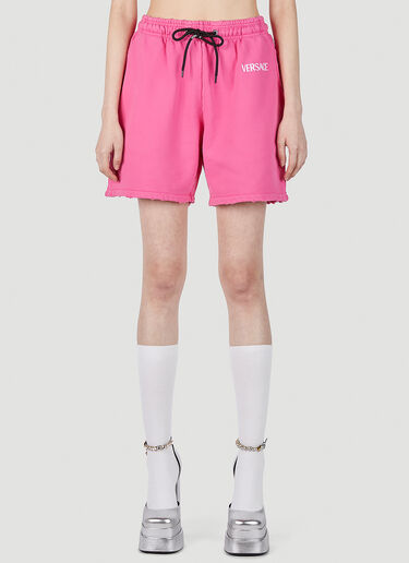 Versace 徽标印花运动短裤 粉色 vrs0251019