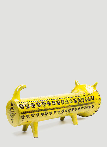 Cat Ornament Bitossi Ceramiche Cat Ornament Yellow wps0642125