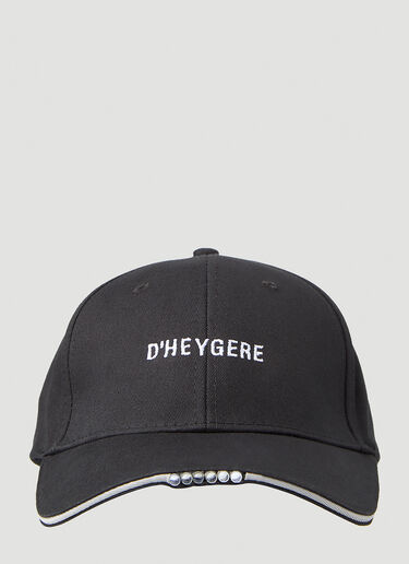 D'heygere ライトアップ ベースボールキャップ ブラック hey0346015