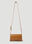 Jil Sander Cannolo Mini Shoulder Bag White jil0251045