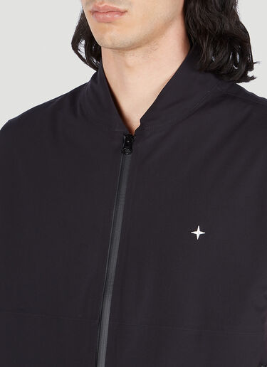 Stone Island Compass 刺绣无袖夹克 黑色 sto0152011
