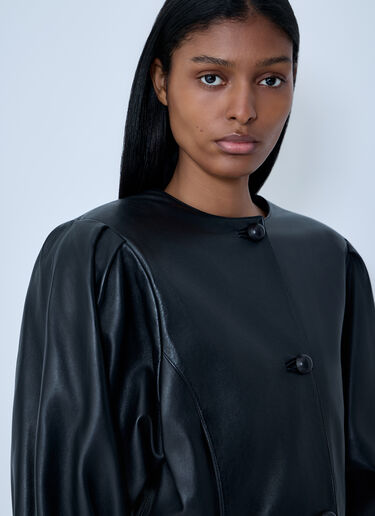 Cropped Collarless Jacket Chloé Cropped Collarless Jacket Black chl0263046