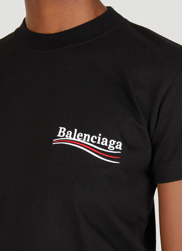 Balenciaga ロゴプリントTシャツ ブラック bal0249129