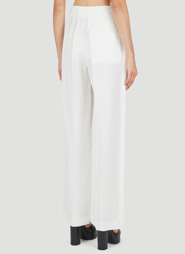 Casablanca Wide Leg Pants White cbl0250013