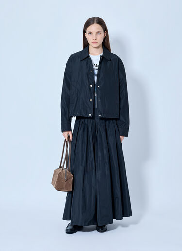 LN-CC® - Max Mara: Pleated Maxi Skirt - Black Max Mara Pleated Maxi Skirt Black max0265202