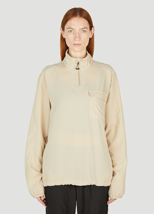 Soulland Marley Track Sweatshirt Beige sld0352015