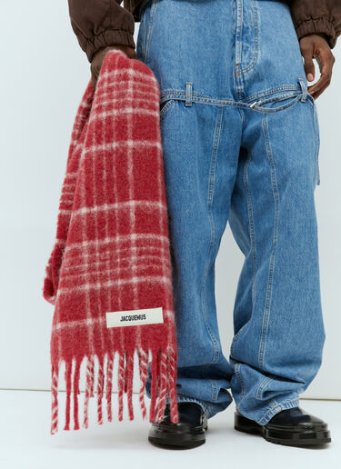 Jacquemus 레샤르프 카로 스카프 레드 jac0354008