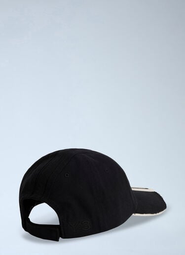 Y-3 Logo Motif Baseball Cap Black yyy0364009