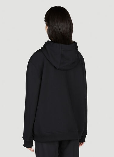 Burberry Scarf Hooded Sweatshirt Black bur0253009