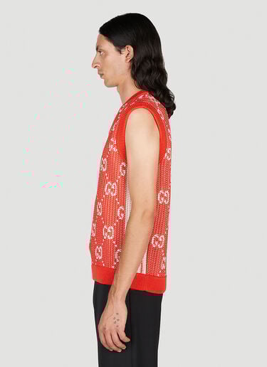Gucci GG Jacquard Vest Red guc0153036