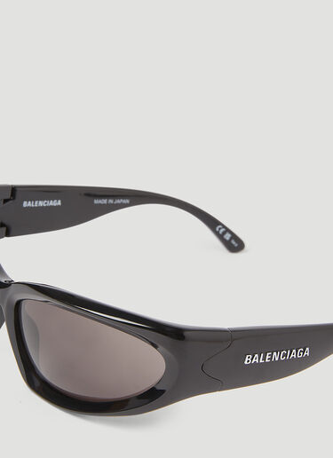 Balenciaga Swift Oval Sunglasses Black bcs0353003