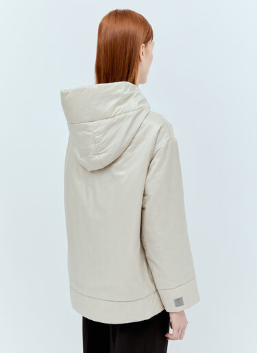 Max Mara Rerversible Parka White max0255051