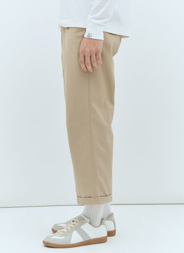 Human Made Wide Crop Pants Beige hmd0156004