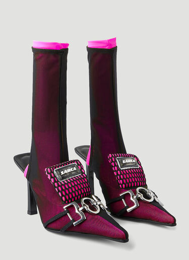 Lima High Heel Sock Boots Ancuta Sarca Lima High Heel Sock Boots Pink anc0248005
