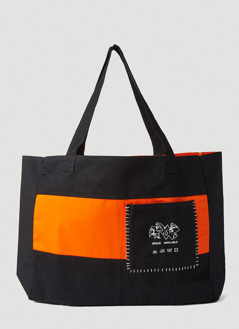 Space Available Work Pocket Tote Bag Black spa0354009