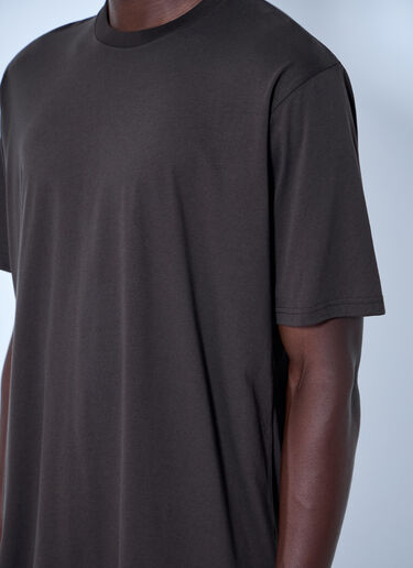 LN-CC® - ssstein: Suvin Cotton Basic T-Shirt - Brown ssstein Suvin Cotton Basic T-Shirt Brown sss0164013