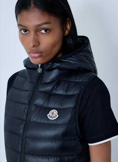 Glygos Short Down Vest Moncler Glygos Short Down Vest Black mon0263017