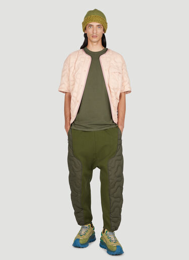 Logo Print T-Shirt Moncler Salehe Bembury Logo Print T-Shirt Green msb0154004